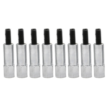 Chrome Valve Cover Bolt Set Replacement for Chevy 283 305 327 350 383 SBC Stud Kit 8 pcs/Set