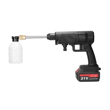 Household Cordless High Pressure Car Wash Tool Portable Vehicle Cleaning Machine Automobile Washer with Foam Bottle
