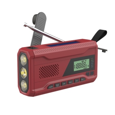 AM/FM Emergency Hand Crank Radio 3 in 1 LED Flashlight