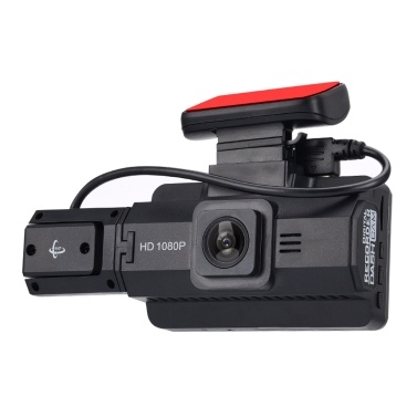 Car Video Recorder Auto Dash Cam Car Camera Recorder Night Viewing Loop Recording DVR(car front lens and in-car lens)