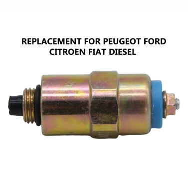 Car Parking Brake Stop 12V 9108-073A Solenoid Valve Replacement for Peugeot Ford Citroen Fiat Fuel Engine