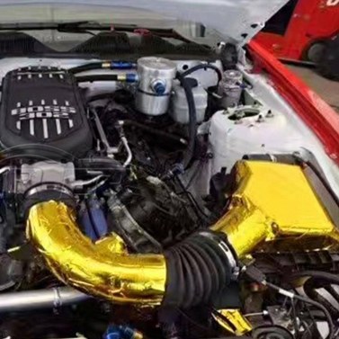 50mm*10M Aluminum Foil Reflective Roll Tape Exhaust Pipe Adhesive Heat Shield Wrap Tape