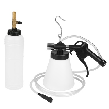 Vacuum Brake Fluid Bleeder - Hanging Hook and Locking Trigger  Pneumatic Brake Fluid Bleeder Tool