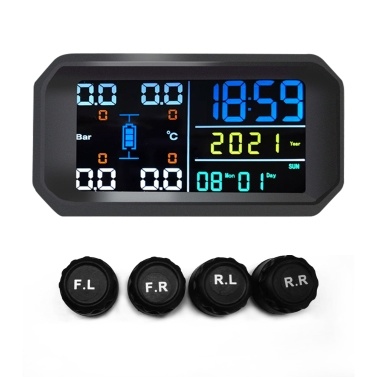 Car Universal Solar Tire Pressure Monitoring System