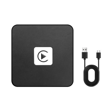 Wireless Auto Entertainment Adapter Replacement for iPhone 5GHz WiFi Car Wired to Wireless In-Car Multimedia Interface Dongle for Cars