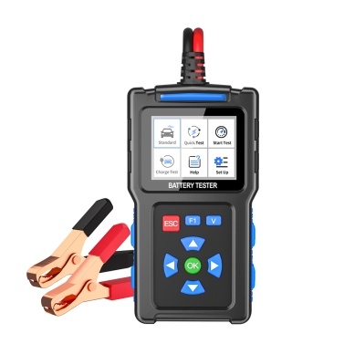 12V 24V Car Battery Tester Automotive Battery Tester 2.4-inch TFT Color Screen Display