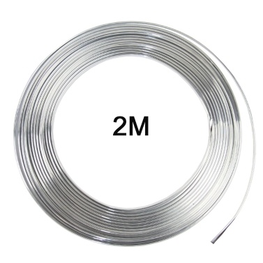 U Style DIY Car Interior Air Conditioner Outlet Vent Grille Chrome Decoration Strip Silvery