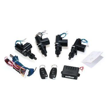12V Universal Car Remote Central Kit Locking Keyless Entry System with 2 Remote Control Trunk Pop