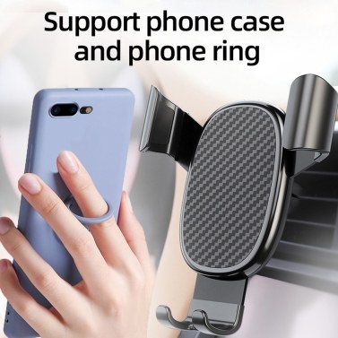 Universal Car Phone Mount Gravity Sensing Phone Holder for Car Dashboard Windshield Air Vent Auto Release Phone Mount Non-slip Phone Stand