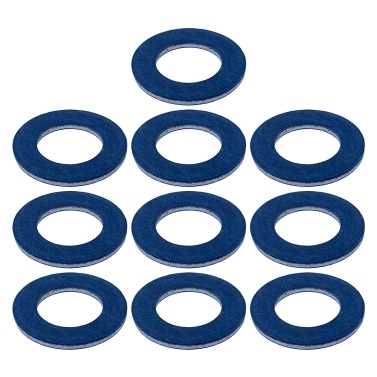 10Pcs Oil Drain Plug Washers Car Engine Oil Pan Gaskets Replacement for Camry Lexus Corolla 90430-12031