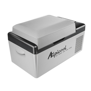 12/24V 15L Car Refrigerator Freezer Icebox Cooler Auto Fridge Compressor BT Connected App Control/ 3  Levels Voltage Adjustable/ LED-Digital Display for Outdoor Activities Picnic Camping