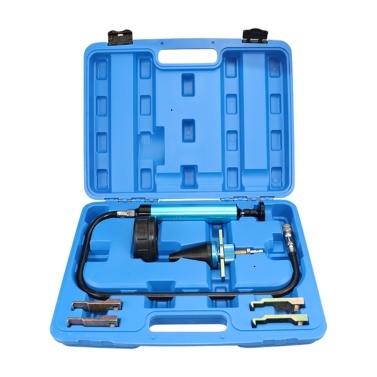Radiator Pressure Test Kit with Hand Pump and Universal Adapter Universal Cooling System Pressure Tester Tool Kit