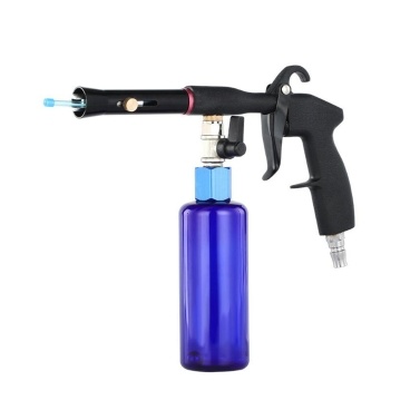 High Pressure Car Cleaning Gun Automotive Detailing Kit Interior Cleaner with Bottle for Roofs Carpets Seats Air Conditioning Vents