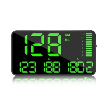 C90 5.5 Inch Car Head-Up Dispaly Speedometer Speed Display for Car Auto Overspeed Alarm Hud Display Car Hud Display