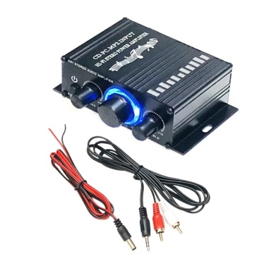 Mini Amplifier HiFi Car Stereo Music Receiver FM MP3 Power Amplifier