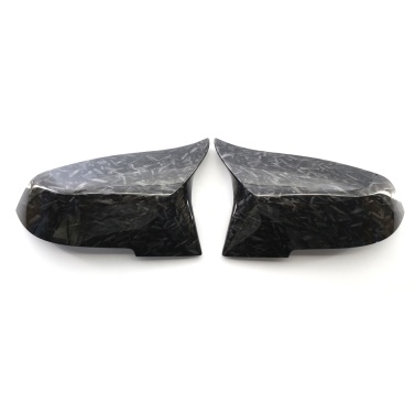 Upgrated Rearview Mirror Shells Side Wing Mirror Cover Cap Pair Replacement for BMW F32 F30 F31 F33 F36(Forged carbon pattern)