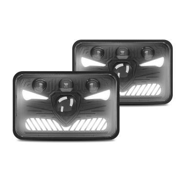 2x6 LED Headlights 5inch Square LED Headlamp