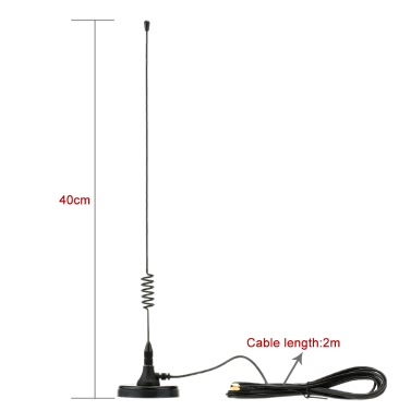 4.5DB GSM GPRS 477Mhz Universal Car Antenna Magnetic Base SMA Male High Quality