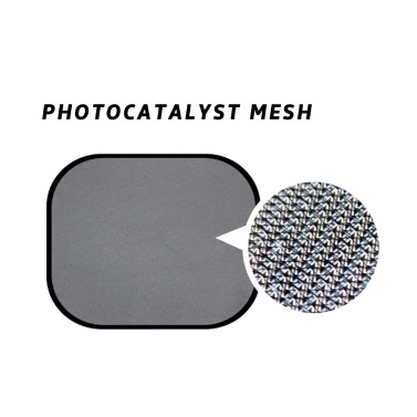 Photocatalyst Mesh Sun Visor Window Screen Sunshade Car Curtain