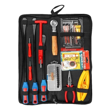 Motorcycle Electric Bike Bicycle Tire Crowbar Auto Tire Repairing Tools Kit Tyre Puncture Reparing Tool Tire Replcement Accessory