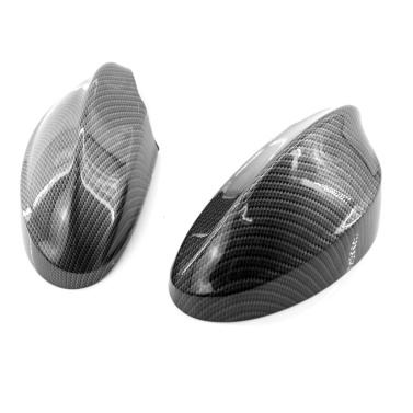 Door Rearview Mirror Cover Cap 2pcs Replacement for BMW 3 Series E90 E91 2005-2007 OEM 51167135098 51167135097