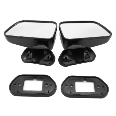 Manual Side View Mirrors Door Mirror Left & Right Pair Replacement for Toyota Hilux 1997-2001