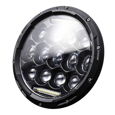 1Pcs 7 inch Car Motorcycle LED Headlight 200W 6000K IP67 Waterproof DRL/Low Beam/High Beam Headlamp