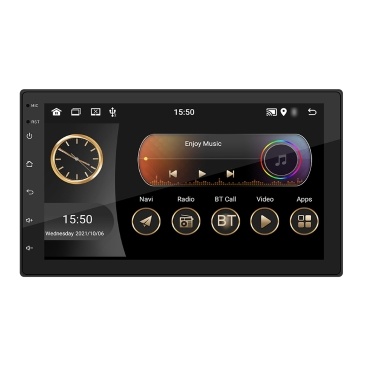 Android 11 Car Stereo Double Din GPS Navigation FM Radio with 7 Inch Touchscreen