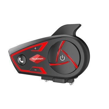 Motorcycle Helmet BT Headset Wireless Waterproof Hands-Free Noise Cancellation BT Helmet Intercom with Microphone for Ski ATV Dirt Bike