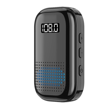 BT5.4 Receiver Wireless Audio Adapter Support TF Card Built-in FM Radio with Clip for Wired Headphone Speaker Car/Home Stereo