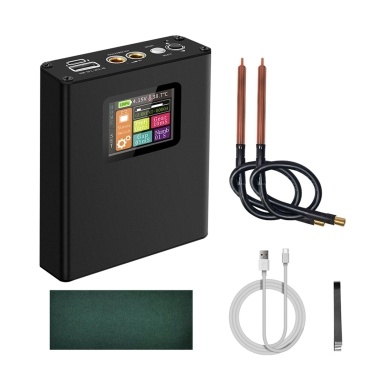 Digital Spot Welding Machine Lithium Battery Welding Device with Charging Pal Function DIY Complete Kit for 0.25mm Nickel Plated Sheet and 0.15mm Pure Nickel Sheets