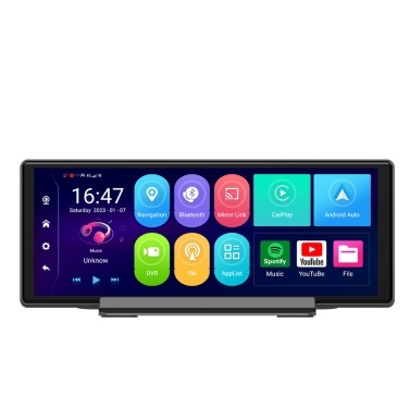 10.26 Inch Dual Camera Car DVR Android 10.0 GPS Navigation Driving Recording