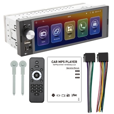 6.36 Inch Car Stereo BT MP5 Player RDS Radio