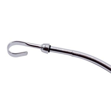 Engine Oil Dipstick Chrome Plated Steel Tube Dip Stick Replacement for Small Block Chevy 305 327 350 400 1955-1979 engines 4957
