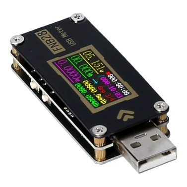 FNB28 USB Current Voltage Tester LCD Display QC2.0/QC3.0/FCP/SCP/AFC Fast Charging Protocol trigger Capacity Test