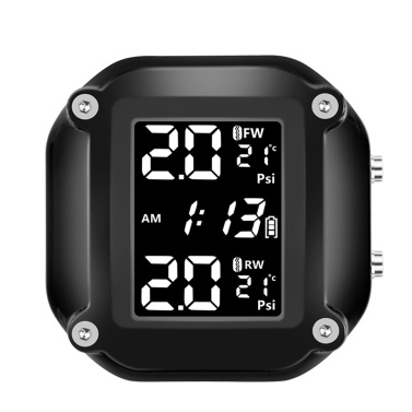 Motorcycle Tire Pressure Monitor Detector Portable Tire Pressure Monitoring System