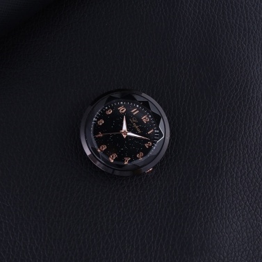 Mini Fine Metal Electronic Clock Number Scale Car Interior Decoration Paste Study Convenience