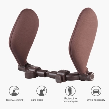 Child Vehicle-Mounted U Neck Pillow Multiple Body Parts Protection Rotation Storage Wear-Resistant Stable U Neck Pillow