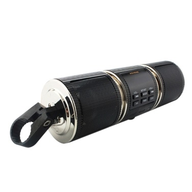 Waterproof BT Motorcycle Stereo Speaker MP3 Audio System USB AUX Radio