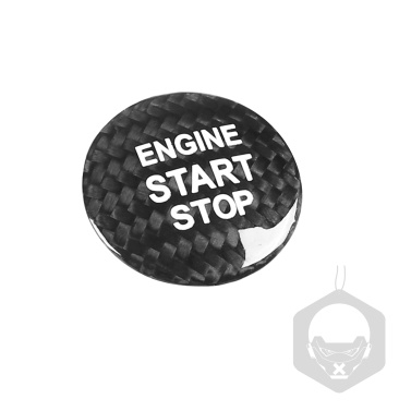 Carbon Fibre Protector Car Engine Start Stop Switch Button Sticker Ignition Sticker Car Interior Decoration Replacement for Lexus NX200 NX300 GS ES200 ES250 CT RX300