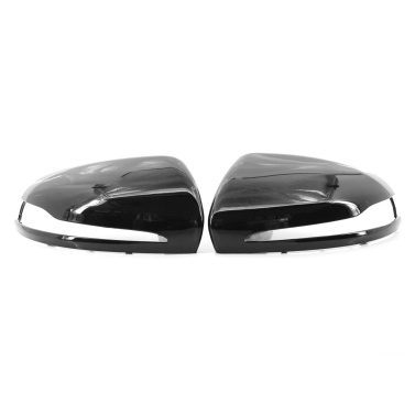 2pcs Side Mirror Cover Rearview Mirror Housing Left Drive Replacement for Mercedes Benz W205 C205 V205 S205 2014-2020 A09981082007992 A09981081009040