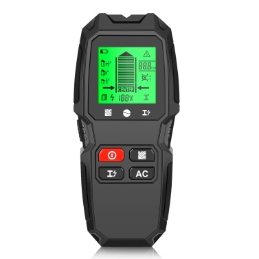 Stud Finder Wall Scanner 5 in 1 Electronic Stud Detector with HD LCD Display Used for Detecting Wood Metal Wire with Warning Function