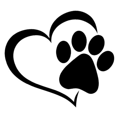 11*9.3CM Dog Heart Shape Pattern Paws Car Sticker Footprint Reflective Auto Waterproof Sun Resistant Window Sheeting 3D Windshield Decal Rear Outside Styling Vehicle Decoration Affixed Cover Laptop Truck Accessories