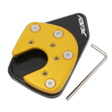 Motorcycle Side Stand Pad Kickstand Enlarger Replacement for Honda XADV 2017-2018 (Titanium)