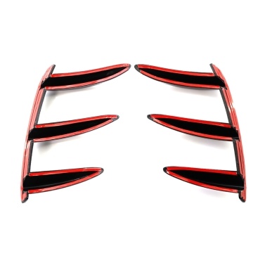 1 Pair Car Rear Lip Bumper Canards Vents Replacement for Mercedes Benz W176 A200 A250 A45 AMG