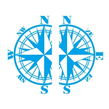 Universal Car Sticker Racing Car Body Side Roof Hood Decal Compass Black Blue Red Grey for All Cars Decal