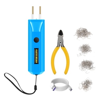 Cordless Handheld Plastic Welding Kit with 400PCS Staples