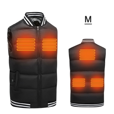 Electric USB Heated Vest Winter Warm Vest Men Women Heating Coat Jacket for Motorcycle Travelling Skiing Hiking Camping