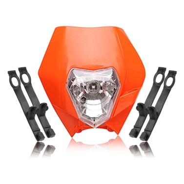 12V 35W Motorcycle LED Headlight Headlamp Fairing Day Running Light Turn Signal Replacement