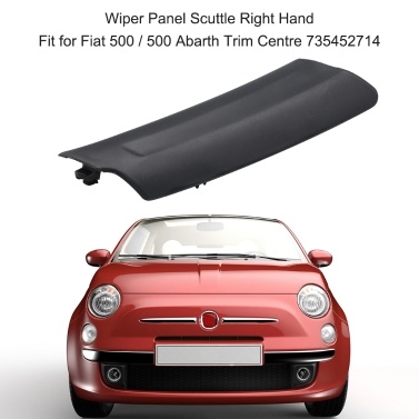 Wiper Panel Scuttle Right Hand Fit for Fiat 500 / 500 Abarth Trim Centre 735452714